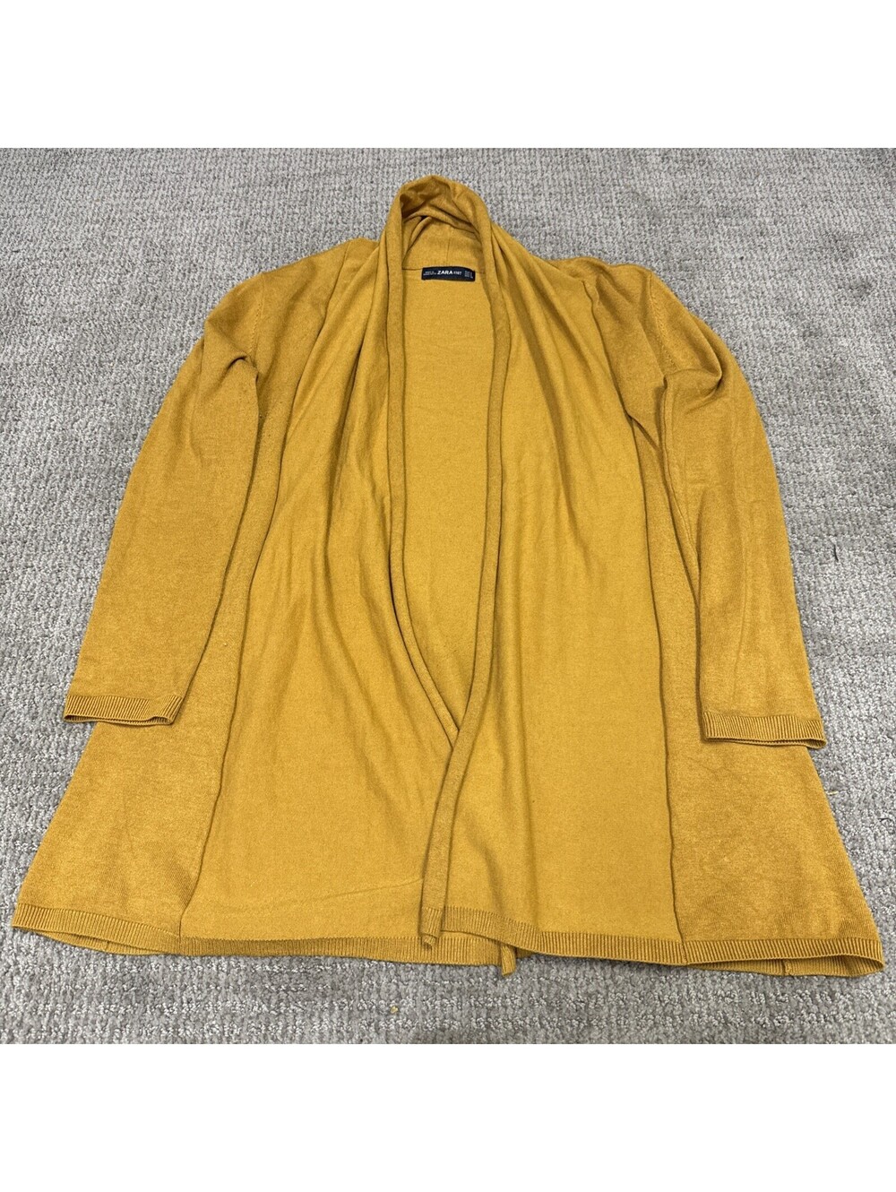 Zara Cardigan Yellow Long Sleeve Women’s Size Small